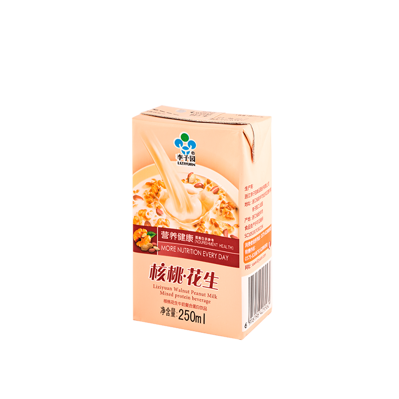 核桃花生牛奶復(fù)合蛋白飲品，單瓶?jī)艉?50ml
